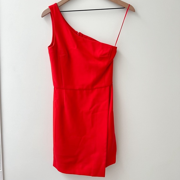 french connection whisper one shoulder mini dress FRENCH CONNECTION Whisper One Shoulder Mini Dress